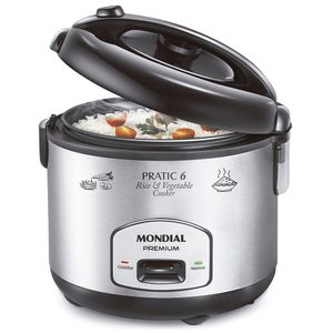 Panela Elétrica Mondial Pratic Rice & Vegetables Cooker 6 Premium PE-02