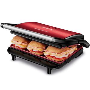 Press Grill Red Ceramic Mondial PG-01-RC