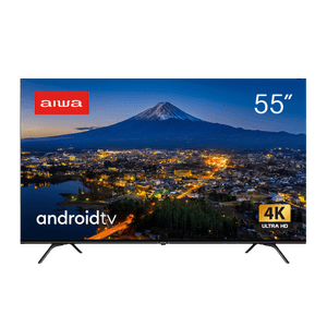 SmartTV Aiwa 55” Android, 4K, Borda Ultrafina, Dolby Vision & Atmos - AWS-TV-55-BL-01-A