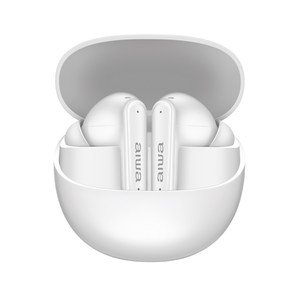 Fone de Ouvido Eardbud AIWA AWS-EB-04-W Bluetooth IPX4 ANC 26 Horas de bateria